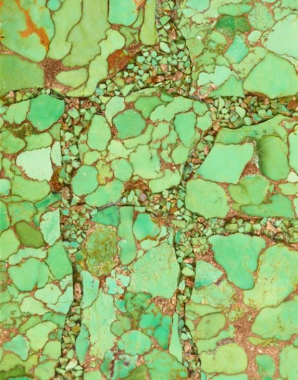 Mohave Green with Gold Tone Matrix